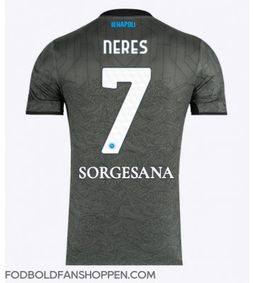 SSC Napoli David Neres #7 Tredjetrøje 2024-25 Kortærmet